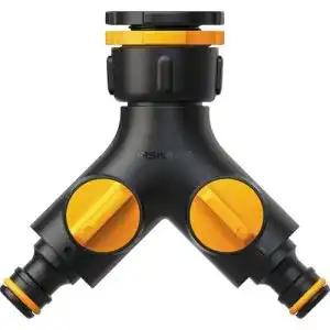 2-Wege-Verteiler Fiskars 2-Wege-Ventil Multi, mit On/Off-Ventil