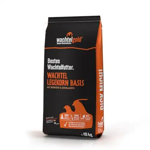 Wachtelfutter WachtelGold 10kg, Legekorn Basis, ohne Gentechnik