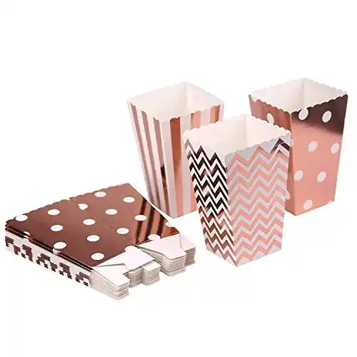 Die beste Popcorntüten Czemo Popcorn Tüten Papertüte, 36 Stück Rosegold 2026 Test Bestseller Popcorntüten Czemo Popcorn Tüten Papertüte, 36 Stück Rosegold