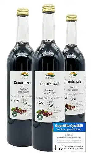 Sauerkirschsaft Bleichhof – 100% Direktsaft OHNE Zuckerzusatz