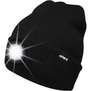 Mütze mit Licht ATNKE LED Beleuchtete Mütze, Wiederaufladbar