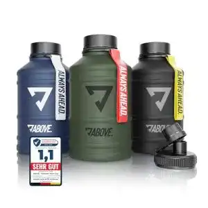 Trinkflasche Fitness ABOVE. 1,3L – 2,2L Edelstahl Trinkflasche