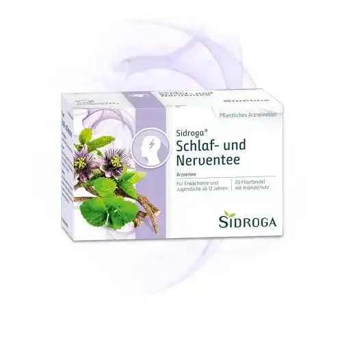 Schlaftee Sidroga Schlaf- und Nerventee, Kräutertee, 20 Beutel
