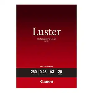 Canon-Fotopapier Canon Fotopapier Luster LU-101 glänzend weiß