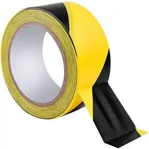Warnklebeband JEMESI Bodenmarkierungsband schwarz&gelb