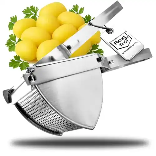 Spätzlepresse Edelstahl com-four ® aus rostfreiem Edelstahl