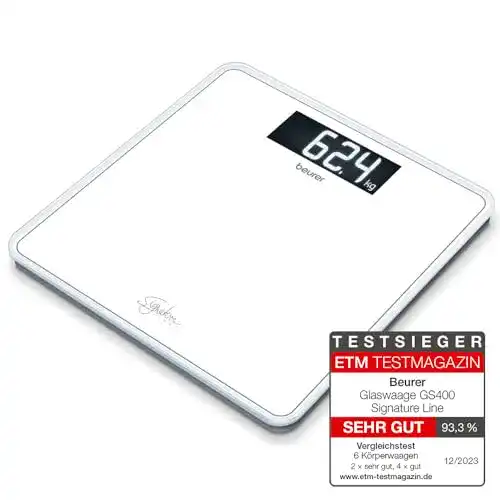 Beurer-Personenwaage Beurer GS 400 white Signature Line Glas