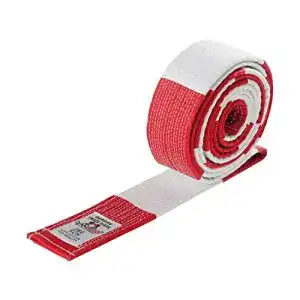 Judogürtel DanRho Taekwondo Judo Karate Gürtel rot-weiß Gürtel