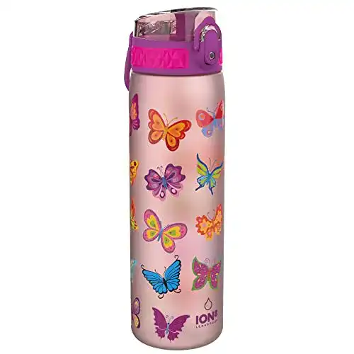 ion8-Trinkflasche ion8 Auslaufsichere Schlanke Trinkflasche, 600ml
