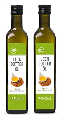 Leindotteröl bioKontor BIO 2x 500ml, nativ u. kaltgepresst
