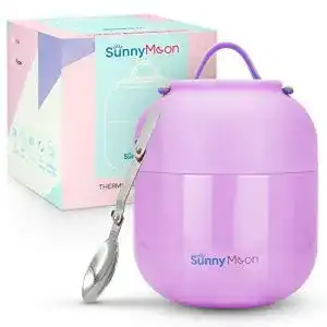 Thermo-Lunchbox SunnyMoon ® Edelstahl mit Löffel, 500 ml