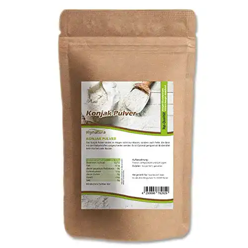 Konjakmehl Mynatura Konjak Pulver I Wurzelpulver (250g)