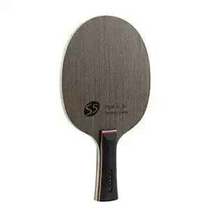 Tischtennis-Holz Prom-near Tischtennisschläger Nano Carbon Tischtennis Blade 7 Ply Ayous Holz mittlerer Geschwindigkeit