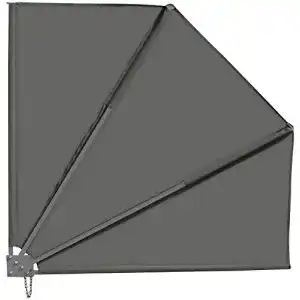 Balkonfächer Royal Gardineer zum Klemmen: 140 x 140 cm
