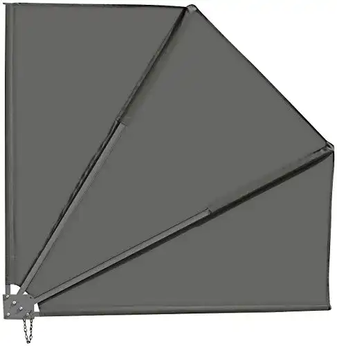 Balkonfächer Royal Gardineer zum Klemmen: 140 x 140 cm