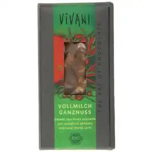 Vivani-Schokolade Vivani Vollmilch Nuss, 5 x 100 g, Bio
