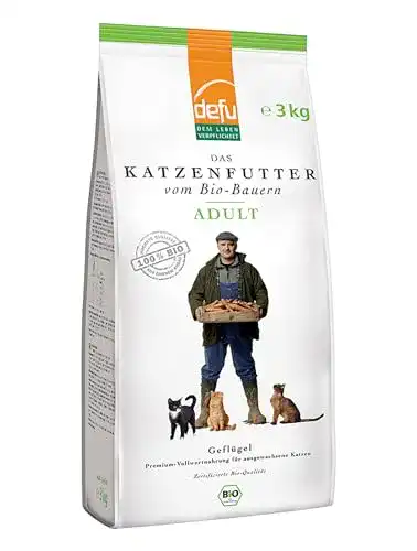 Bio-Katzenfutter defu Katze Adult Geflügel