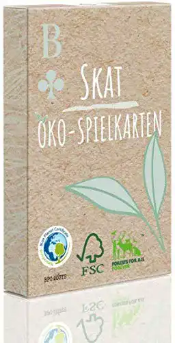 Skat TS Spielkarten Öko Leinenprägung, französisches Bild