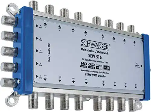 Schwaiger-Multischalter Schwaiger GmbH Schwaiger SEW516 531