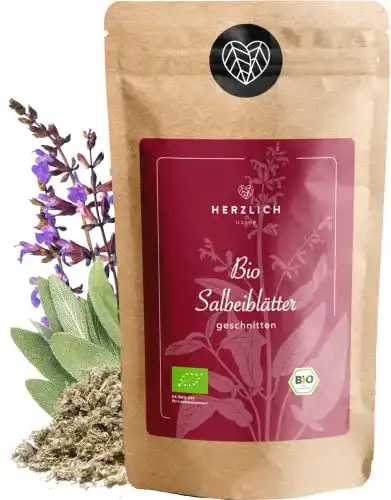 Salbeitee 80DEGREES BIO, Salbeiblätter geschnitten, lose