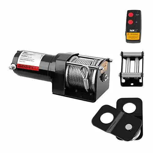 Seilwinde 12V MSW Motor Technics MSW Elektrische Seilwinde
