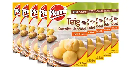 Kartoffelknödel Pfanni Teig Halb und Halb, 9 x 318 g