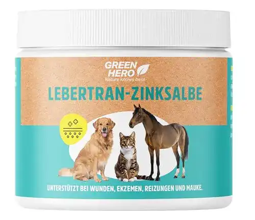 Zink für Pferde Green Hero Lebertran-Zinksalbe, 500g
