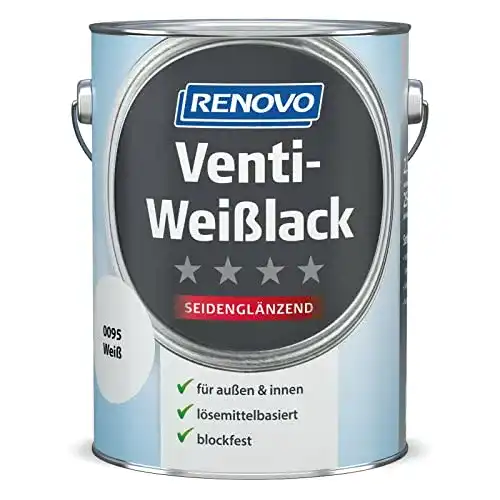 Weißlack Renovo 2,5 Liter Venti- (13,18 €/Liter) Fensterlack