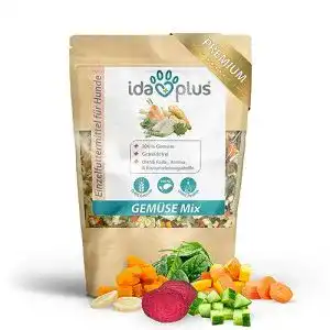 Gemüseflocken Hund Ida Plus Gemüse Mix 1000g XXL Packung
