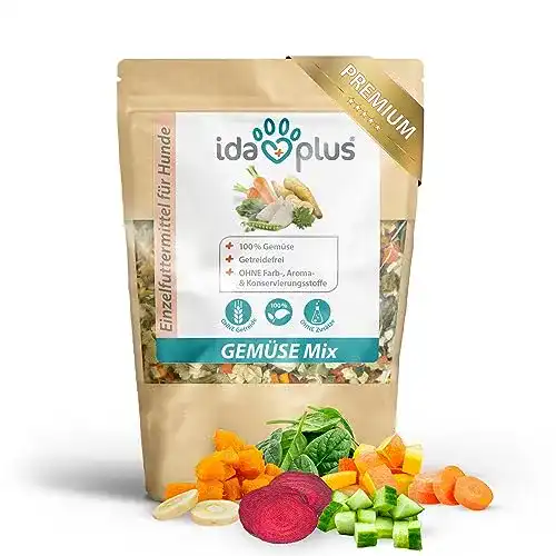 Gemüseflocken Hund Ida Plus Gemüse Mix 1000g XXL Packung
