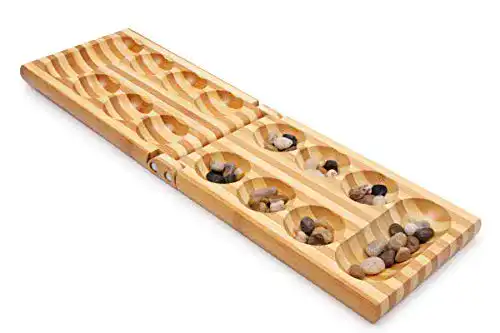 Kalaha Small Foot 2019774 foot 2844 „Natur“ mit 48 Natursteinen
