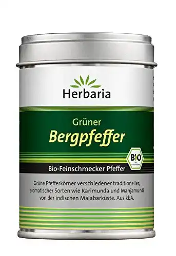 Grüner Pfeffer Herbaria Bergpfeffer grün, 40 g Dose