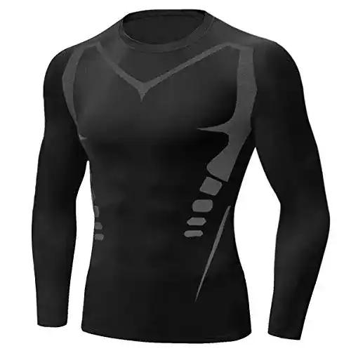 Kompressionsshirt Herren Sykooria Langarm Funktionsshirt