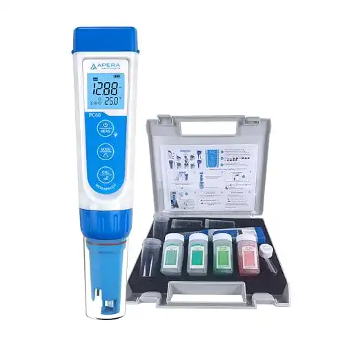 Die beste Salzgehalt-Messgerät Apera Instruments PC60 Premium 5-in-1 2026 Test Bestseller Salzgehalt-Messgerät Apera Instruments PC60 Premium 5-in-1