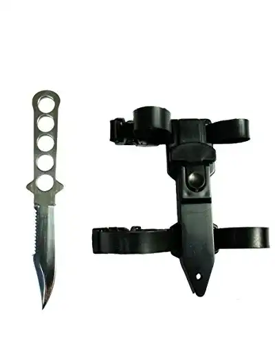 Tauchermesser Mil-Tec Taucher Messer ‘Stainless’ Mit Kst.Sch.