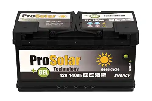 AGM-Batterie Wohnmobil ProSolarGel 140Ah Gelbatterie Solar