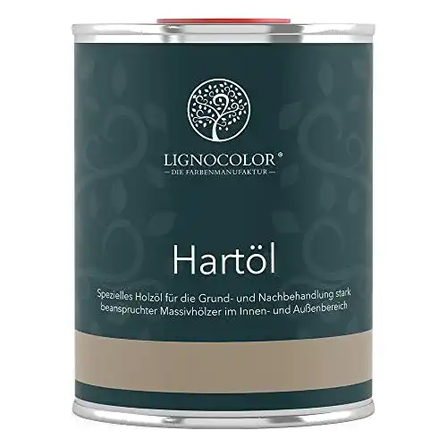 Hartöl Lignocolor, spezielles Holzöl 1 L, Natur transparent