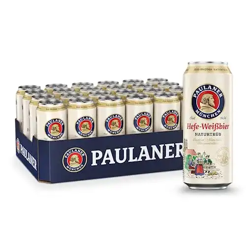 Dosenbier Paulaner Hefe-Weißbier Naturtrüb, 24er Dosentray