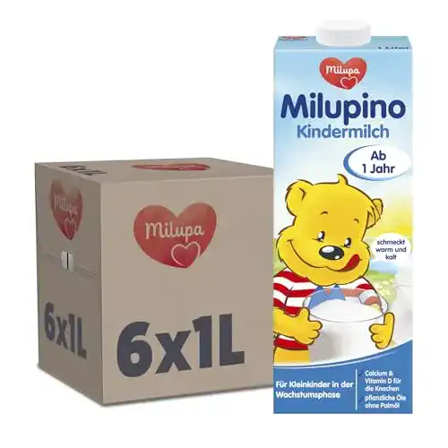 Kindermilch Milupa Milupino ab 1 Jahr, 6 x 1 Liter