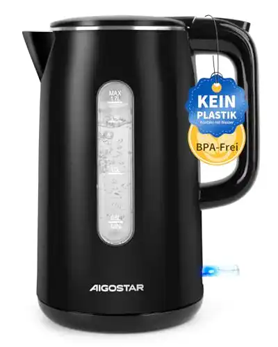Aigostar-Wasserkocher Aigostar Frey – Wasserkocher Edelstahl 1,7L