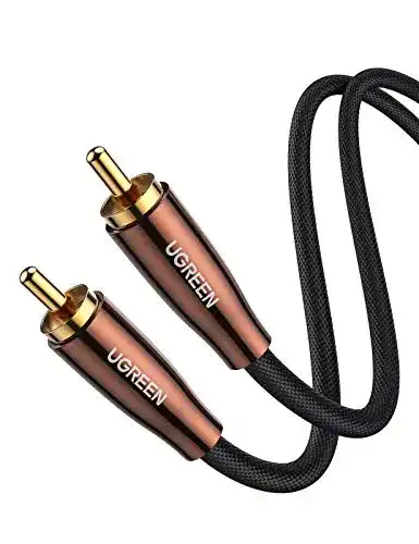 Subwoofer-Kabel UGREEN Mono Cinch Kabel Koaxialkabel, 1M