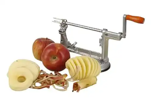 Apfelschäler MaxxGoods, Apfelschneider, Apfelentkerner, 3 in 1