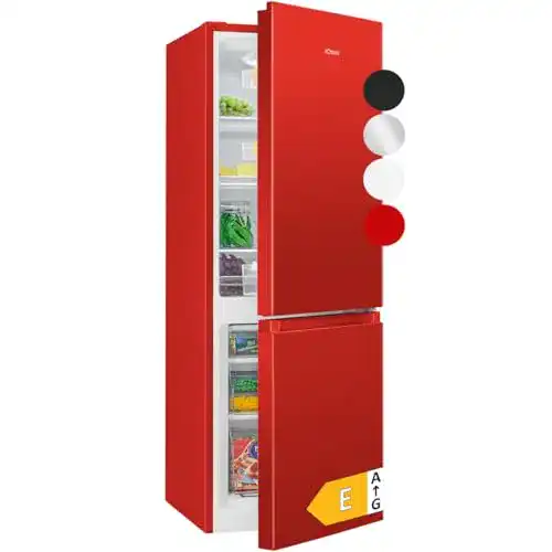 Kühl-Gefrierkombination Bomann KG 320.2 rot 175 Liter