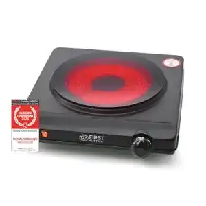 Kochplatte TZS First Austria Infrarot Keramik-Einzel, 1250W