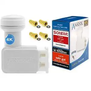 Twin-LNB Anadol, Gold Line Digitaler, 0.1dB Rauschmaß