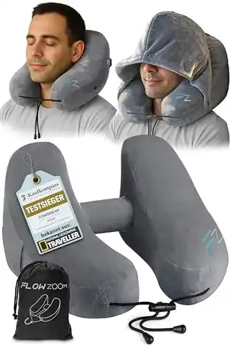 Die beste Aufblasbares Nackenkissen Nackenkissen aufblasbar von FLOWZOOM® 2026 Test Bestseller Aufblasbares Nackenkissen Nackenkissen aufblasbar von FLOWZOOM®
