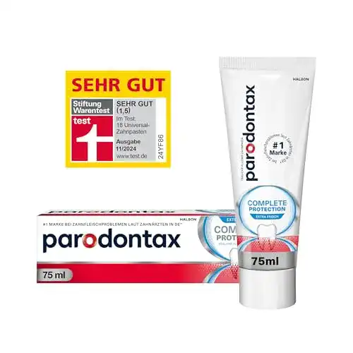 Zahnpasta gegen Zahnfleischrückgang Parodontax Complete