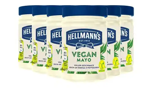 Die beste Vegane Mayonnaise Hellmann's Vegan Mayonnaise, 6 x 270 g 2026 Test Bestseller Vegane Mayonnaise Hellmann’s Vegan Mayonnaise, 6 x 270 g