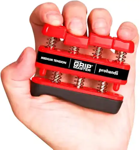 Handtrainer Gripmaster Pro Hands Fingertrainer medium, Red