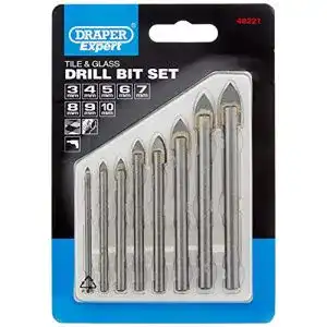 Fliesenbohrer Draper Expert 48221 Glas-, 8-teiliges Set